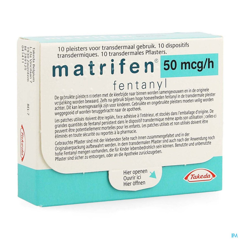 Matrifen 50 ug/h  disp transderm 10