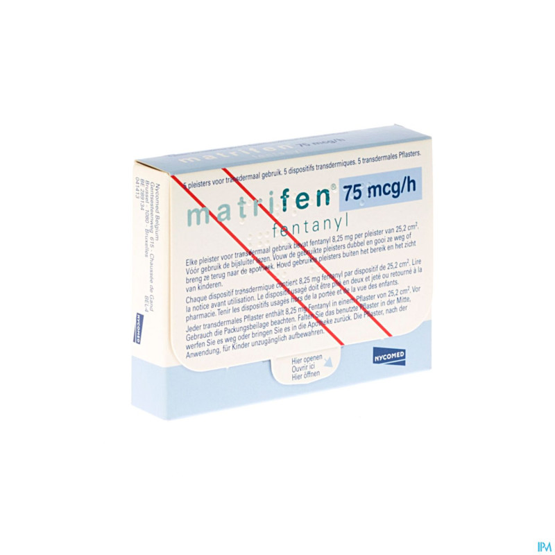 Matrifen 75 ug/h  disp transderm  5