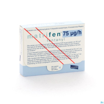 Matrifen 75 ug/h  disp transderm 10