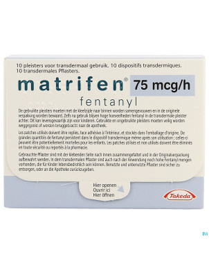 Matrifen 75 ug/h  disp transderm 10