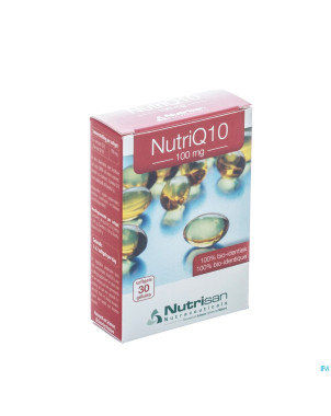 Nutri q10 100mg    softgels  30    nutrisan