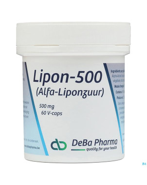 Lipon    caps 60x500mg    deba
