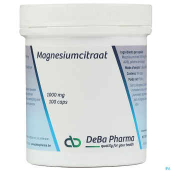 Mg citrate    v-caps 100x1000mg    deba