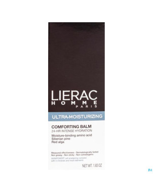 Lierac homme ultra hydratant baume ps tube 50ml
