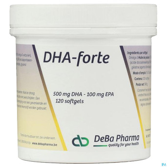 Dha forte    caps 120x500mg    deba