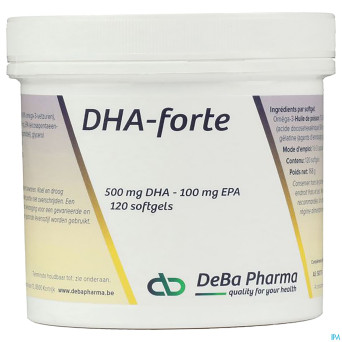Dha forte    caps 120x500mg    deba
