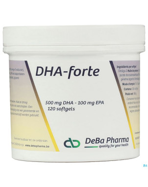 Dha forte    caps 120x500mg    deba