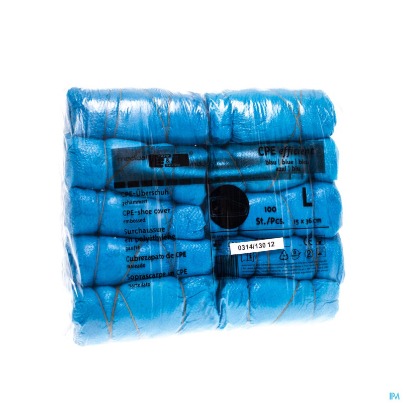 Couvre chaussure pe bleu 100    vf-med