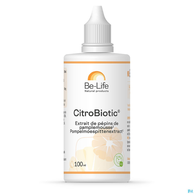 Citrobiotic be life extr.pepins pamplemousse 100ml