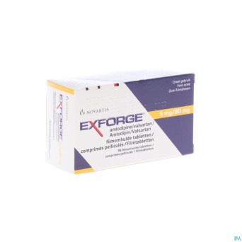 Exforge  5mg/ 80mg comp 98
