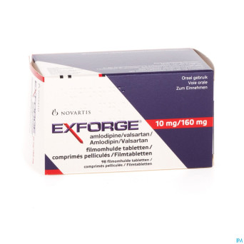 Exforge 10mg/160mg comp 98