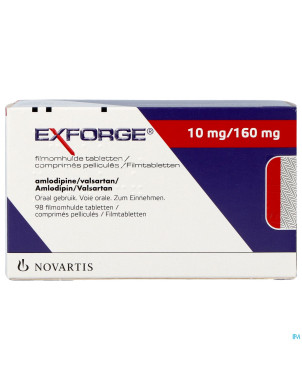 Exforge 10mg/160mg comp 98