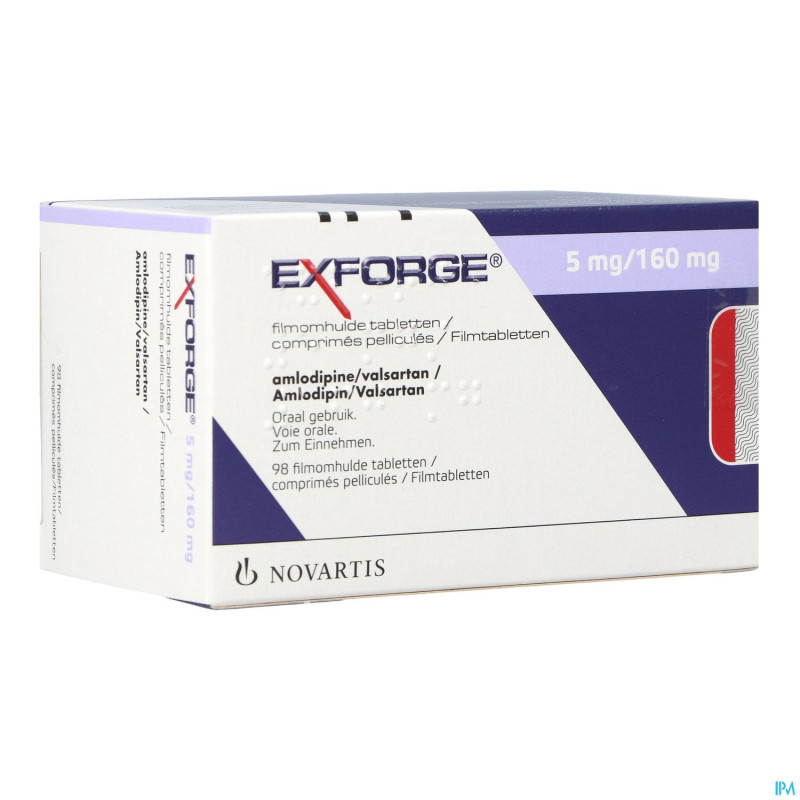 Exforge  5mg/160mg comp 98