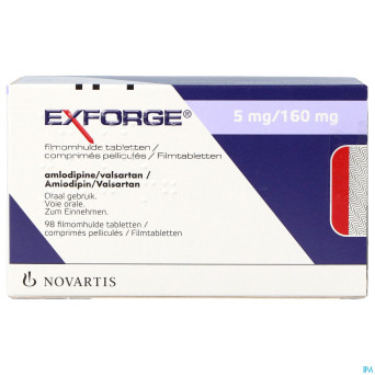 Exforge  5mg/160mg comp 98