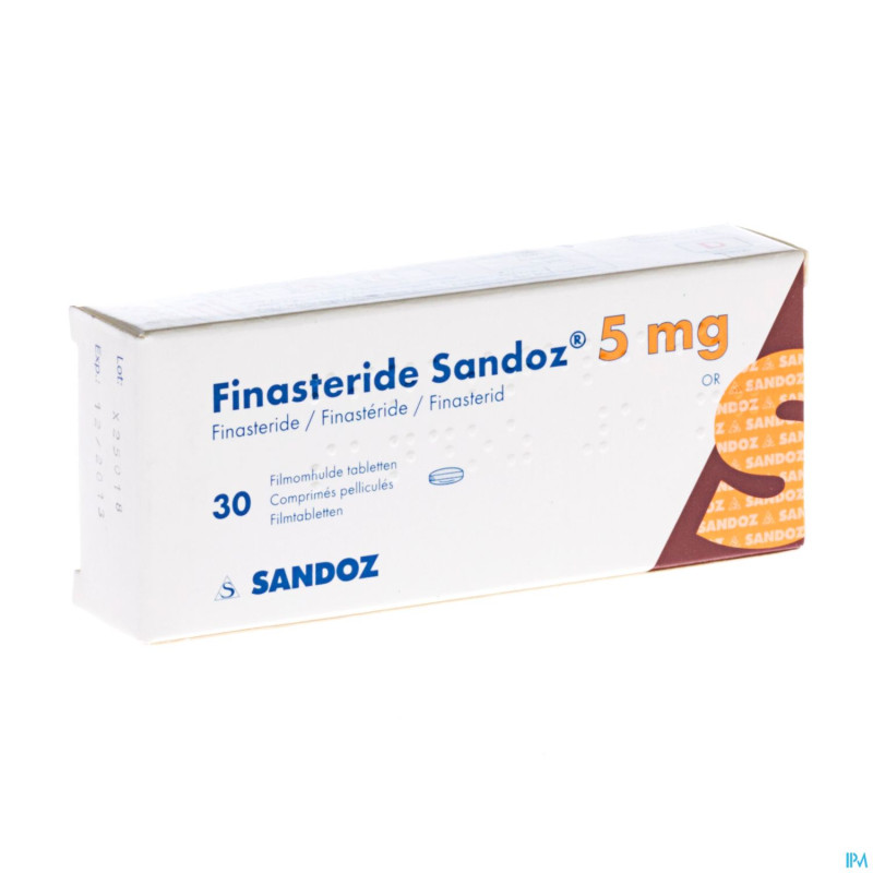 Finasteride sandoz 5 mg comp pell  30