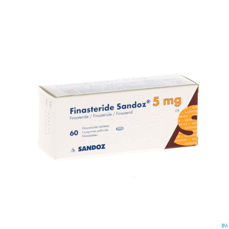 Finasteride sandoz 5 mg comp pell  60