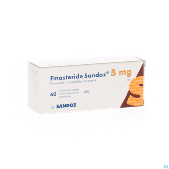 Finasteride sandoz 5 mg comp pell  60