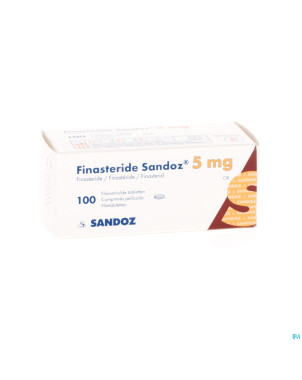 Finasteride sandoz 5 mg comp pell 100