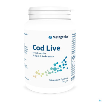 Codlive    pot caps  90 2501  metagenics