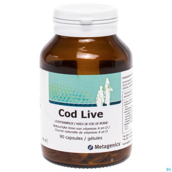 Codlive    pot caps  90 2501  metagenics