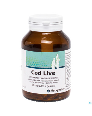 Codlive    pot caps  90 2501  metagenics