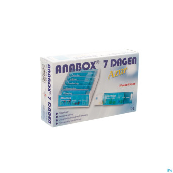 Anabox pillendoos azur nl 7 dagen