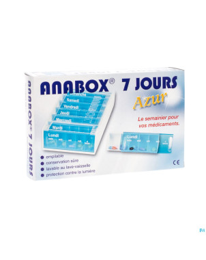 Anabox pilulier azur fr 7 jours