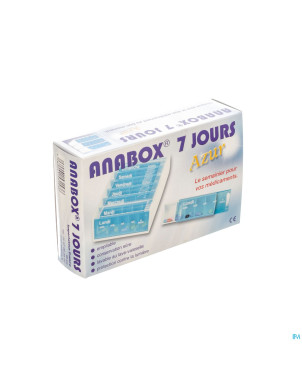 Anabox pilulier azur fr 7 jours