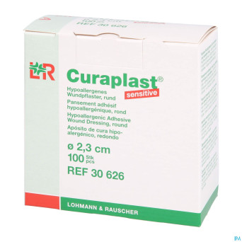 Curaplast sensitiv rond diam.2,3cm spots 100 30626