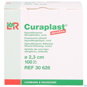 Curaplast sensitiv rond diam.2,3cm spots 100 30626