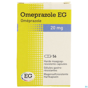 Omeprazole eg 20mg caps gastro resist pot  56x20mg