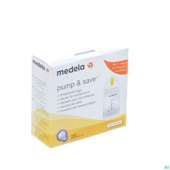 Medela sacs recueil lait maternel 150ml 20 0080315