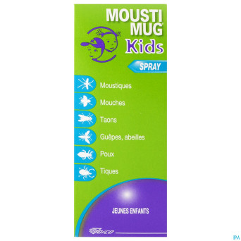 Moustimug kids spray a/moustiq. 75ml