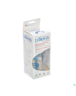 Dr brown biberon 1x120ml+tetine+brosse   550 escos