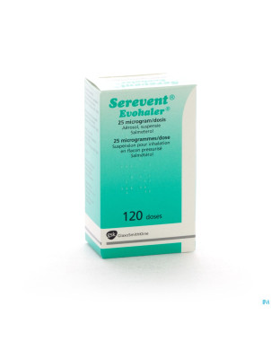 Serevent evohaler 120 doses 25 mcg