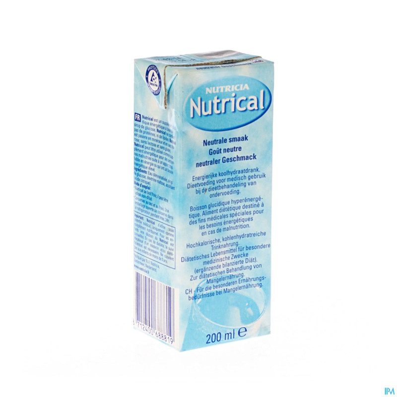 Nutrical neutre/ neutraal tetra 200ml cfr 3041498