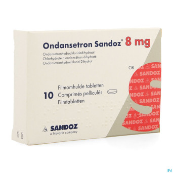 Ondansetron sandoz 8mg tabl enrob 10 x 8 mg