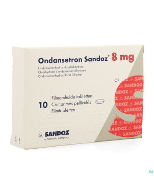 Ondansetron sandoz 8mg tabl enrob 10 x 8 mg