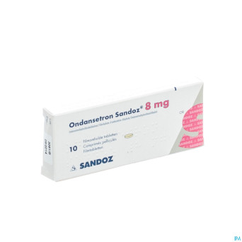 Ondansetron sandoz 8mg tabl enrob 10 x 8 mg