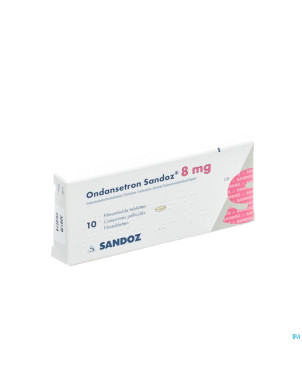 Ondansetron sandoz 8mg tabl enrob 10 x 8 mg
