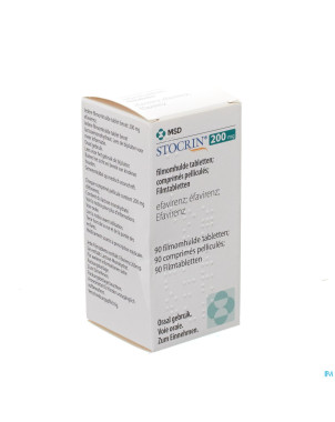 Stocrin 200 mg comp pell 90 x 200 mg