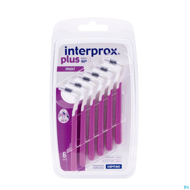 Interprox plus super maxi paars interd.    6 1050