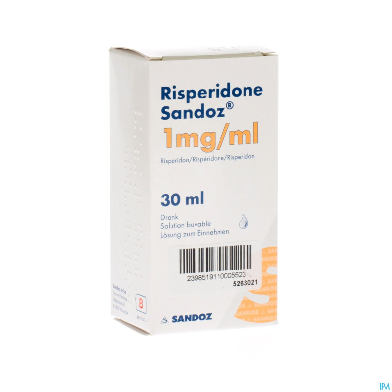 Risperidon sandoz sol per os  30ml 1mg/ml