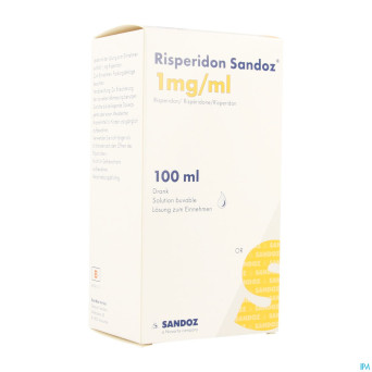 Risperidon sandoz sol per os 100ml 1mg/ml