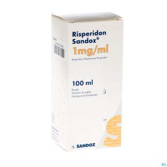 Risperidon sandoz sol per os 100ml 1mg/ml