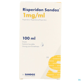 Risperidon sandoz sol per os 100ml 1mg/ml