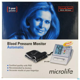 Microlife bpa100 tensiometre brassard pad