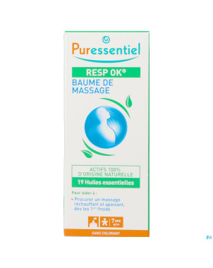 Puressentiel respiratoire baume 19 hle ess    50ml
