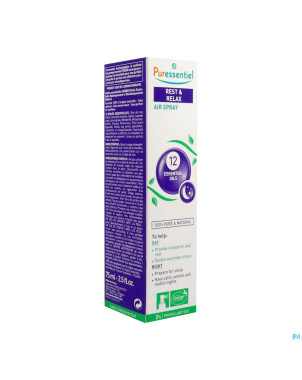Puressentiel sommeil detente spray 12 hle ess 75ml