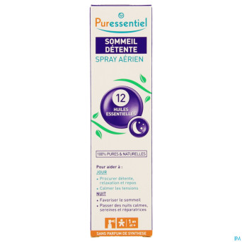 Puressentiel sommeil detente spray 12 hle ess 75ml
